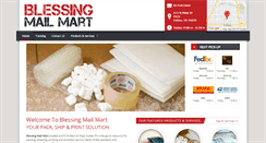 Desktop Screenshot of blessingmailmart.com